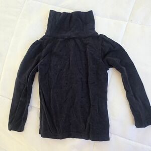 Jacadi Paris Black Long Sleeve‎ Turtleneck Shirt Size 3Y 96cm